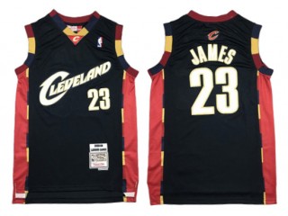 Cleveland Cavaliers #23 LeBron James Black 2003/04 Hardwood Classics Jersey