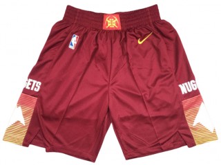 Denver Nuggets Red City Edition Basketball Shorts