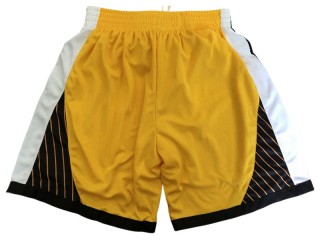 Golden State Warriors Yellow Basketball Shorts
