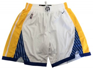 Golden State Warriors White Basketball Shorts