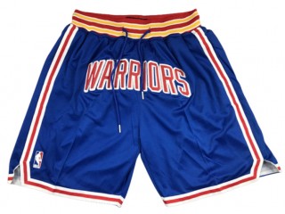 Golden State Warriors Blue 75th Anniversary Basketball Shorts