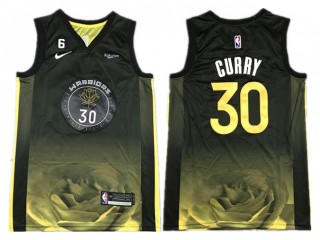 Golden State Warriors #30 Stephen Curry 2022/23 Black City Edition Swingman Jersey