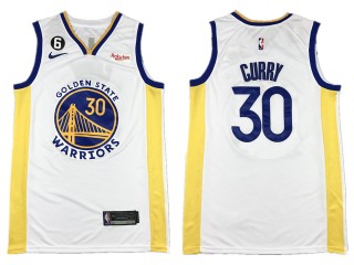 Golden State Warriors #30 Stephen Curry White Swingman Jersey
