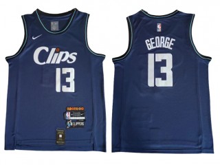 Los Angeles Clippers #13 Paul George Navy 2023/24 City Edition Jersey
