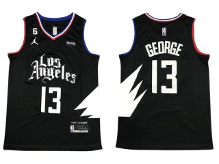 Los Angeles Clippers #13 Paul George 2023 Black Jersey