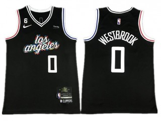 Los Angeles Clippers #0 Russell Westbrook 22/23 Black City Edition Jersey