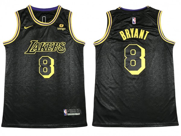 Los Angeles Lakers #8 Kobe Bryant Black City Edition Swingman Jersey