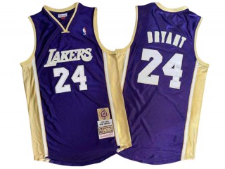 M&N Los Angeles Lakers #24 Kobe Bryant 1996/2006 Hardwood Classics Jersey - Gold/Purple