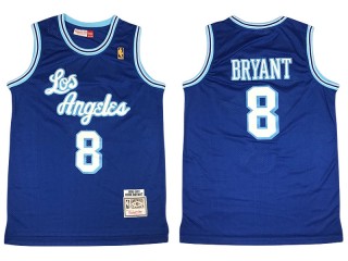 M&N Los Angeles Lakers #8 Kobe Bryant Blue 1996/97 Hardwood Classics Jersey