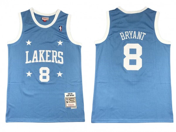 M&N Los Angeles Lakers #8 Kobe Bryant Light Blue 2004/05 Hardwood Classics Jersey