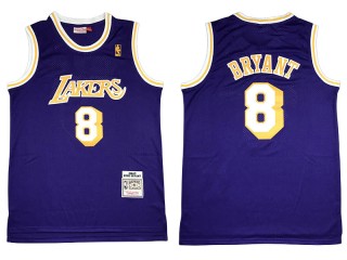M&N Los Angeles Lakers #8 Kobe Bryant Purple 1996/97 Hardwood Classics Jersey