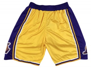 Los Angeles Lakers Yellow 75th Anniversary Basketball Shorts