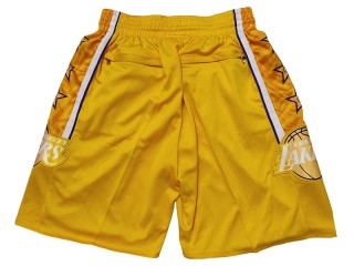 Los Angeles Lakers Yellow City Edition Basketball Shorts