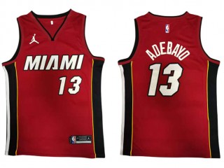 Miami Heat #13 Bam Adebayo Red Swingman Jersey