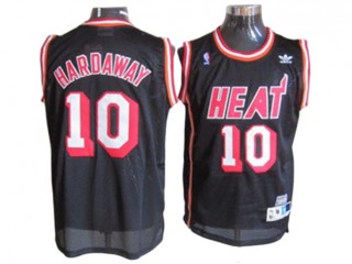 Miami Heat #10 Tim Hardaway Black Hardwood Classic Jersey