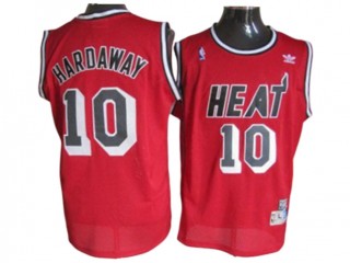 Miami Heat #10 Tim Hardaway Red Hardwood Classic Jersey