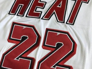 Miami Heat #22 Jimmy Butler 2022/23 White Classic Edition Embroider Jersey
