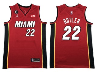 Miami Heat #22 Jimmy Butler Red Swingman Jersey