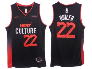 Miami Heat #22 Jimmy Butler Black 2023/24 City Edition Swingman Jersey