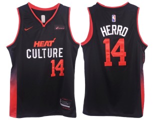 Miami Heat #14 Tyler Herro Black 2023/24 City Edition Swingman Jersey