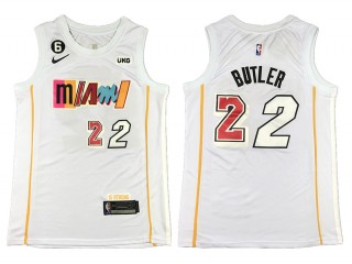 Miami Heat #22 Jimmy Butler White 2022/23 City Edition Swingman Jersey