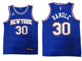New York Knicks #30 Julius Randle Blue Statement Edition 2020/21 Swingman Jersey