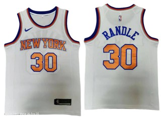 New York Knicks #30 Julius Randle White Swingman Jersey