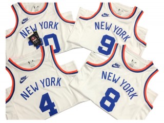 New York Knicks White Classic Edition Fastbreak Replica Jersey
