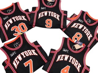 New York Knicks Black City Edition Fastbreak Replica Jersey