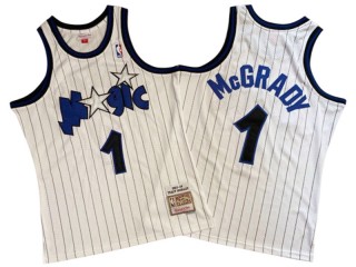 M&N Orlando Magic #1 Tracy McGrady White 2003/04 Hardwood Classics Jersey