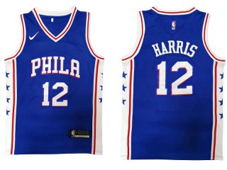 Philadelphia 76ers #12 Tobias Harris Royal Swingman Jersey