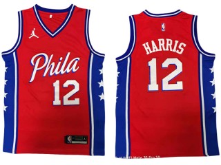 Philadelphia 76ers #12 Tobias Harris Red Swingman Jersey