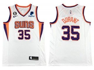 Phoenix Suns #35 Kevin Durant 2023 White Swingman Jersey