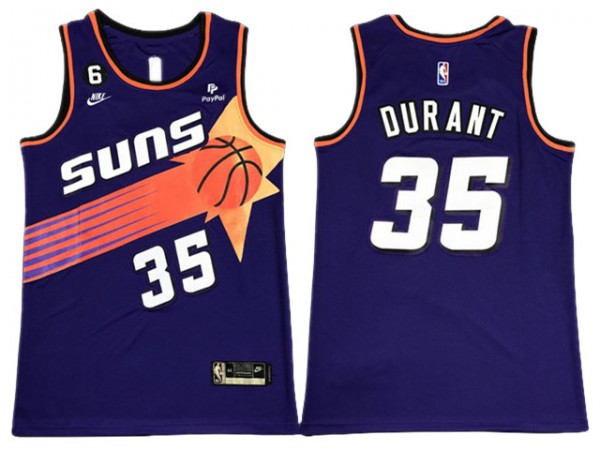 Phoenix Suns #35 Kevin Durant Purple 2022/23 Classic Edition Swingman Jersey