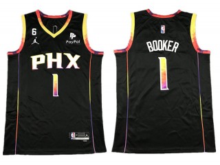 Phoenix Suns #1 Devin Booker 2023 Black Swingman Jersey