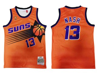 M&N Phoenix Suns #13 Steve Nash Orange 1996/97 Hardwood Classic Jersey