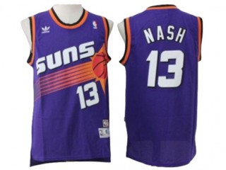 Phoenix Suns #13 Steve Nash Purple Hardwood Classic Jersey