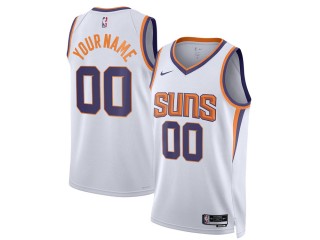 Custom Phoenix Suns White 2022/23 Swingman Jersey