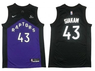 Toronto Raptors #43 Pascal Siakam Black/Purple Swingman Jersey