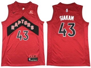 Toronto Raptors #43 Pascal Siakam 2020/21 Red Swingman Jersey
