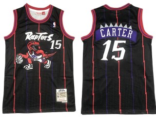 M&N Toronto Raptors #15 Vince Carter Black 1998/99 Hardwood Classics Jersey