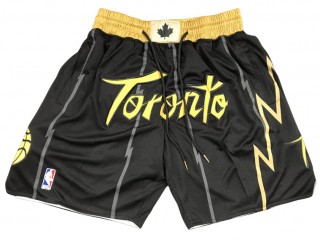 Toronto Raptors Black City Edition Basketball Shorts