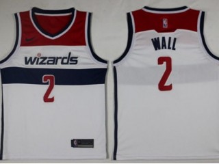 Washington Wizards #2 John Wall White Swingman Jersey