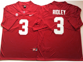 Alabama Crimson Tide #3 Calvin Ridley Red Football Jersey