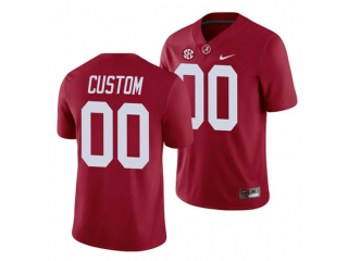 Custom Alabama Crimson Tide Red Football Jersey