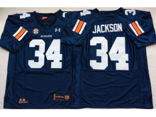 Auburn Tigers #34 Bo Jackson Navy Football Jersey