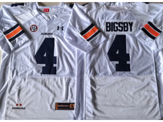 Auburn Tigers #4 Tank Bigsby White Football Jersey