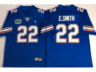 Florida Gators #22 Emmitt Smith Blue Football Jersey