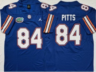 Florida Gators #84 Kyle Pitts Blue Football Jersey