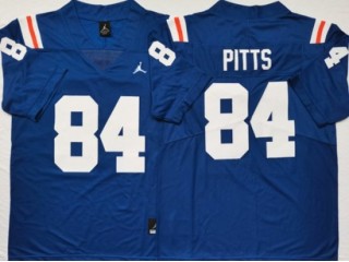 Florida Gators #84 Kyle Pitts Blue Alternate Football Jersey